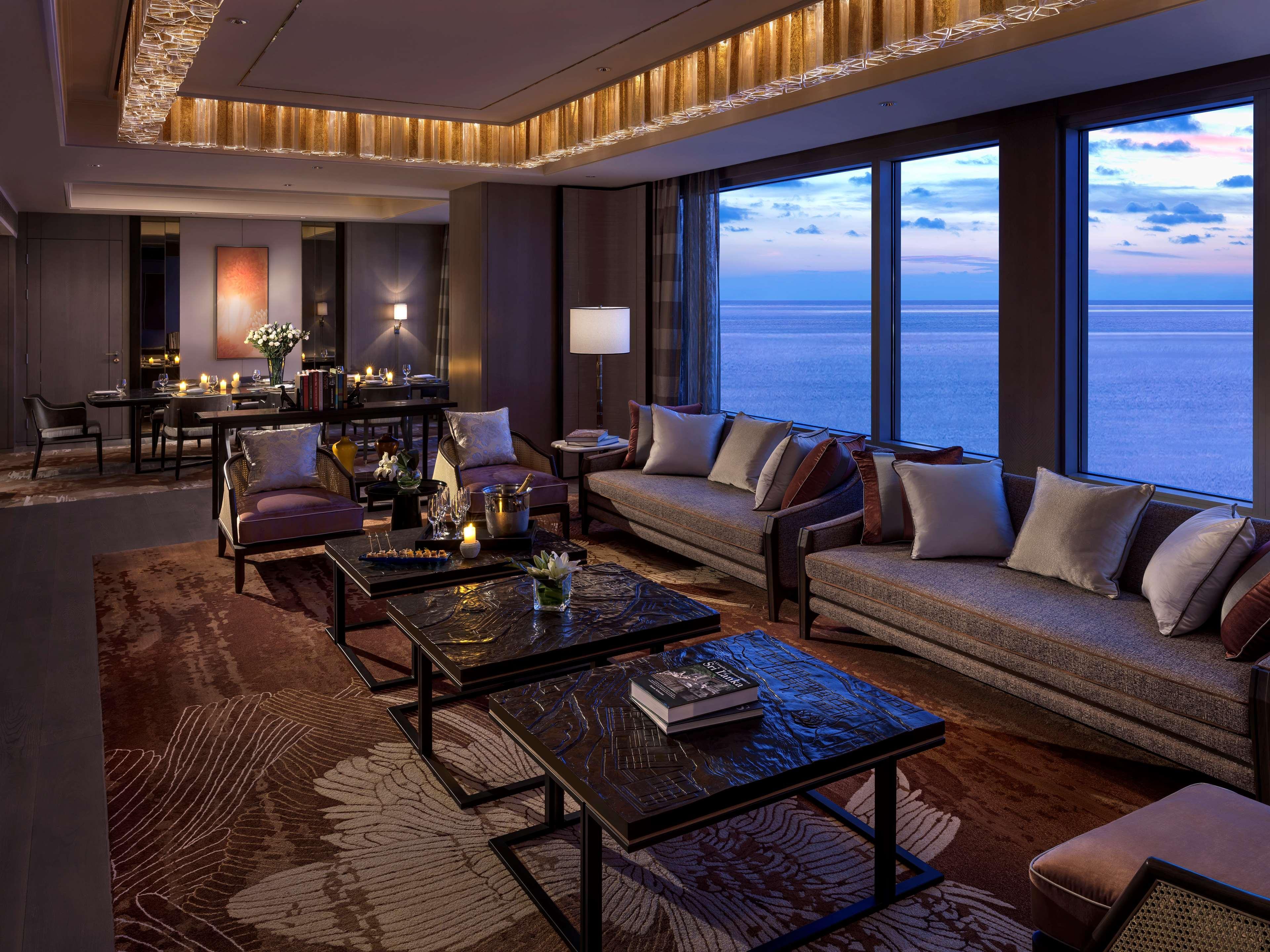 Shangri-La Κολόμπο Εξωτερικό φωτογραφία The living room of a Presidential Suite