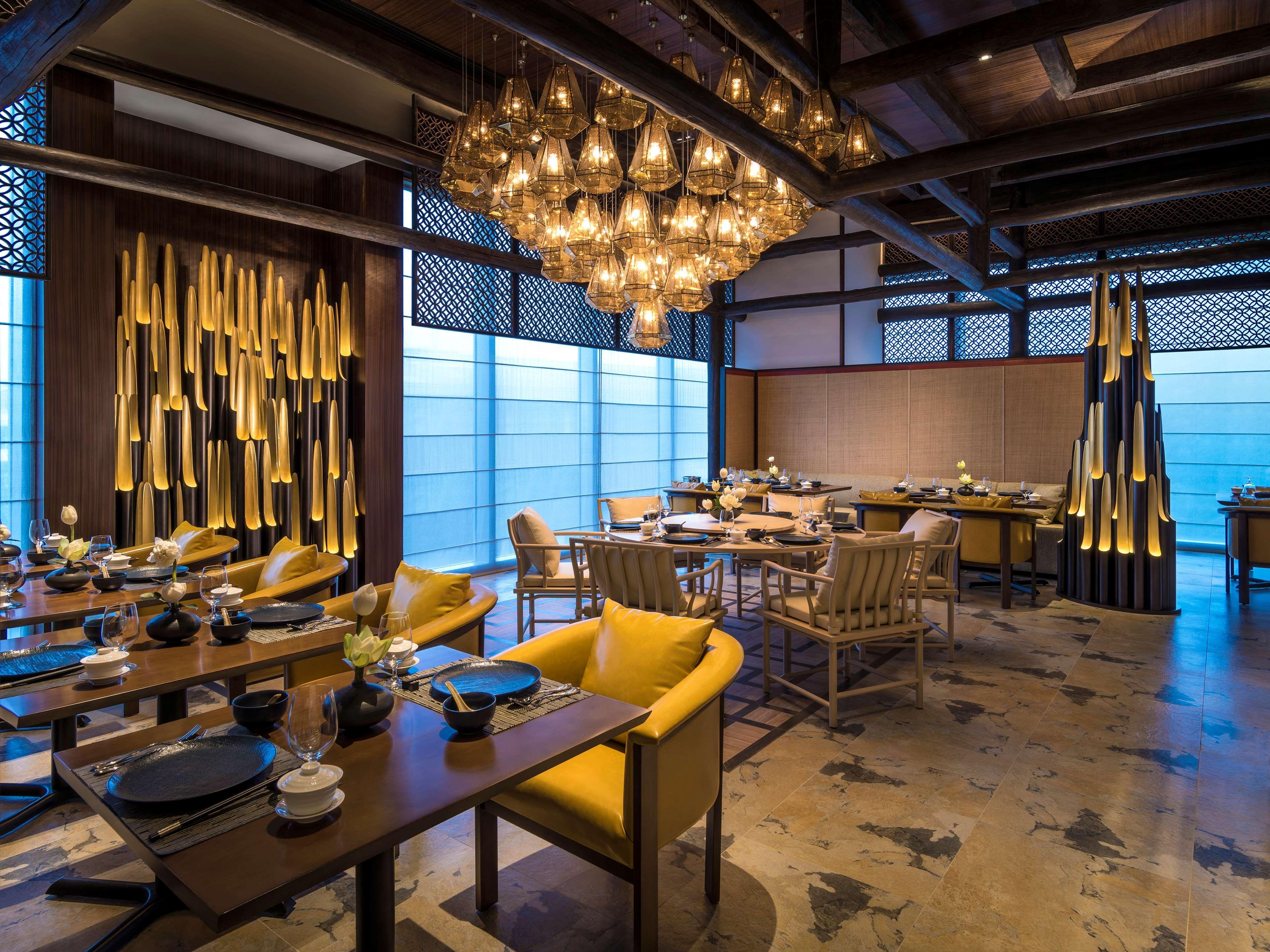 Shangri-La Κολόμπο Εξωτερικό φωτογραφία The interior of the restaurant