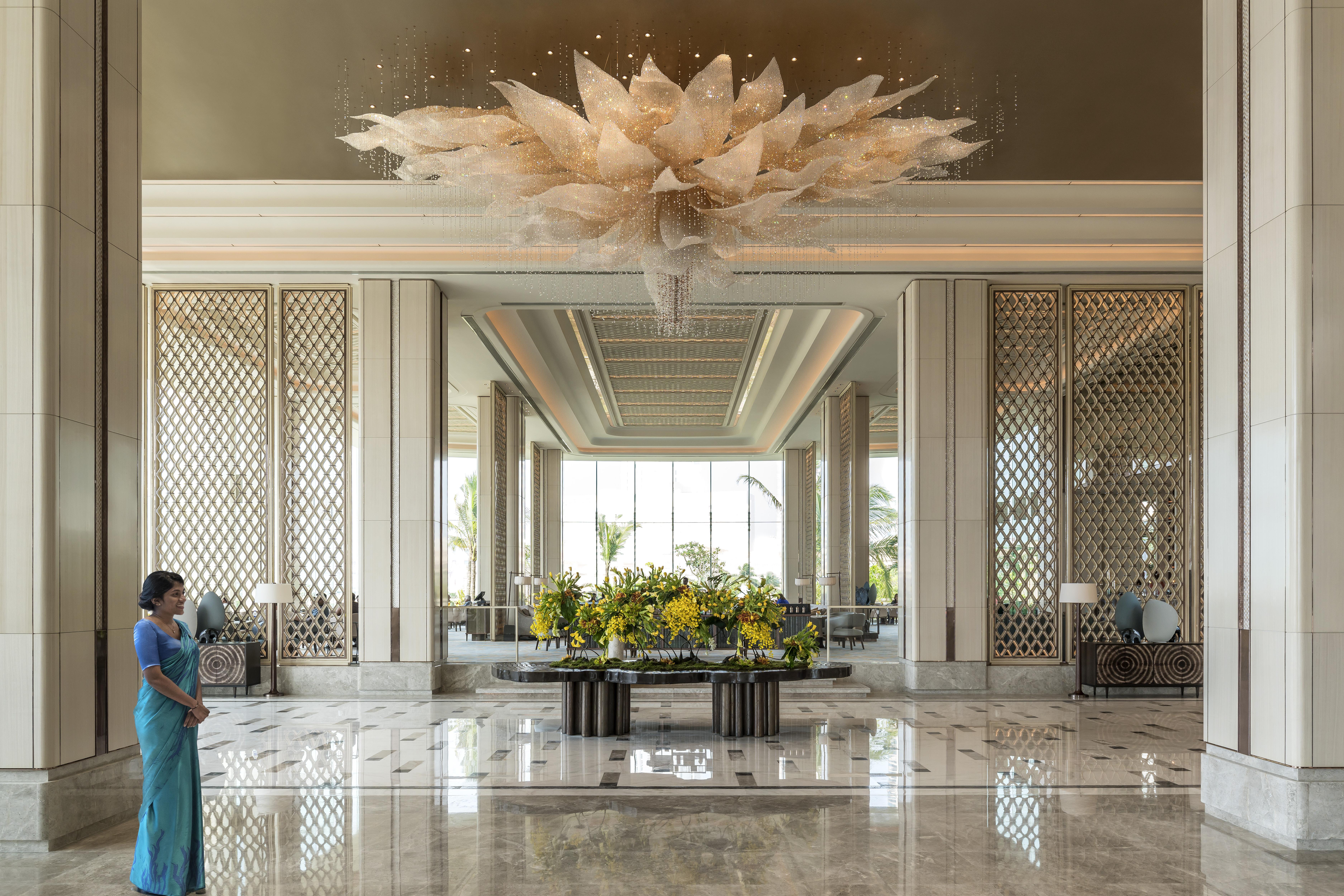 Shangri-La Κολόμπο Εξωτερικό φωτογραφία The lobby of the hotel
