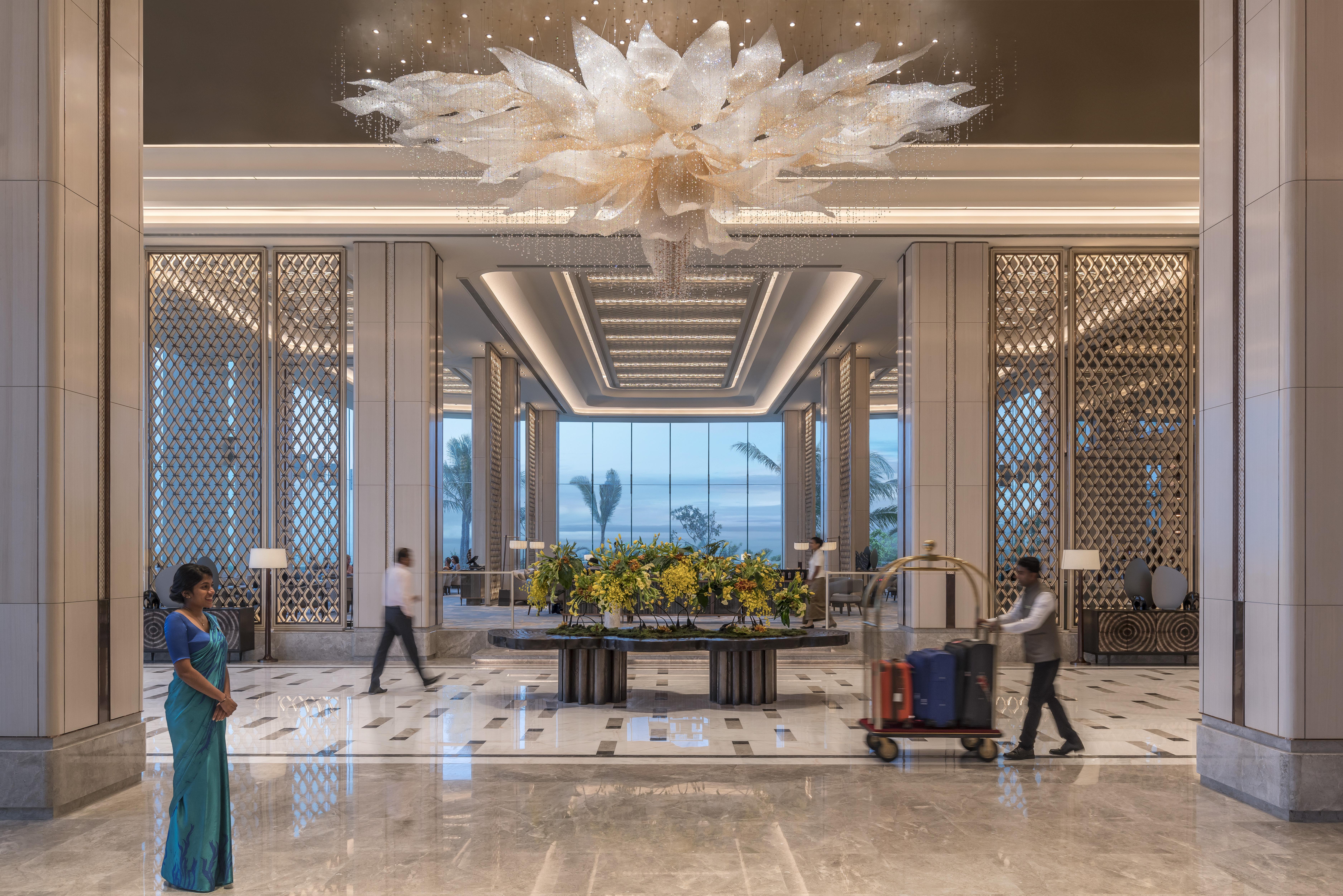 Shangri-La Κολόμπο Εξωτερικό φωτογραφία The lobby of the hotel