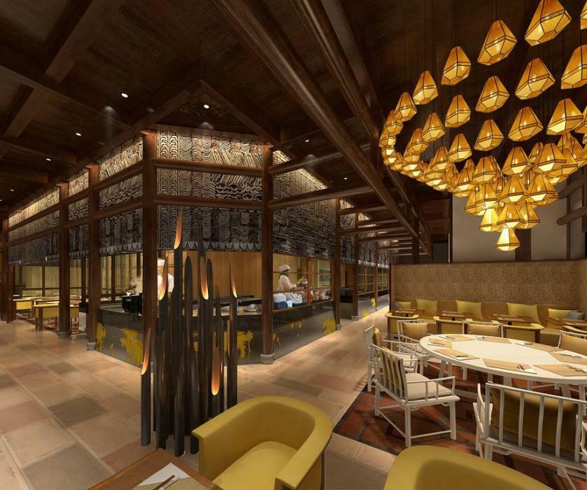 Shangri-La Κολόμπο Εξωτερικό φωτογραφία The interior of the restaurant