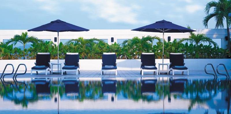Shangri-La Κολόμπο Εξωτερικό φωτογραφία The pool at the hotel